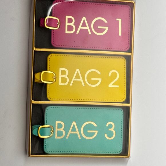 Eccolo WOrld Traveller Luggage Gift Set Accessories  Three Pack - Picture 3 of 5